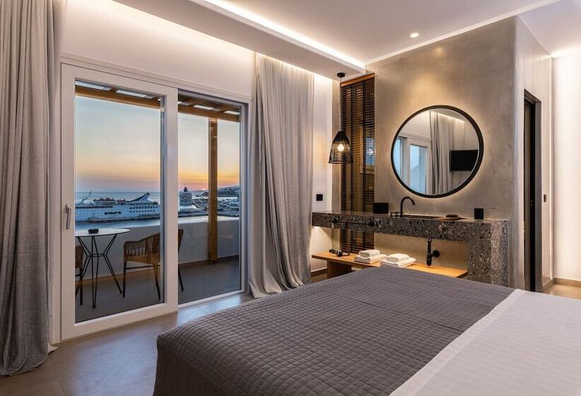 Номер Deluxe Вид на Море, Avra Mykonos