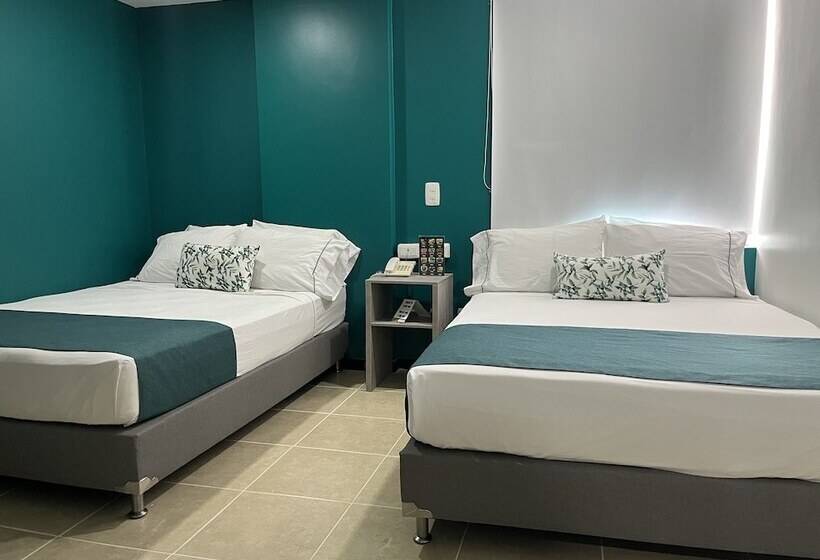 Standardzimmer 2 Doppelbetten, Greenview Medellin By St Hoteles