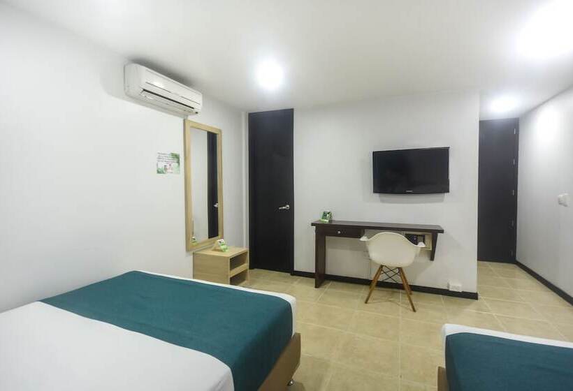 Standardzimmer 2 Doppelbetten, Greenview Medellin By St Hoteles