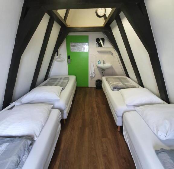 غرفة قياسية رباعية حمام مشترك, International Budget Hostel City Center