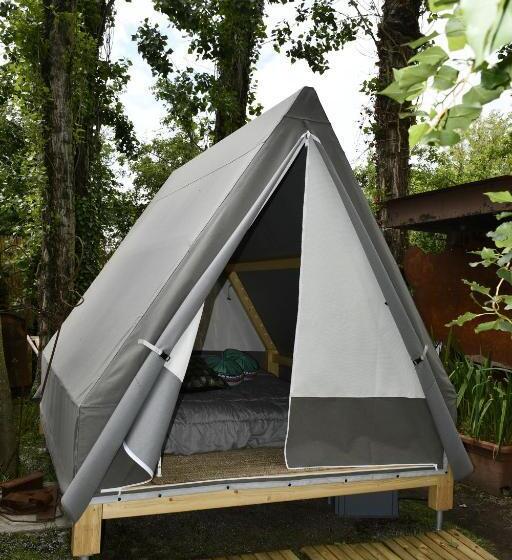 Standard Tent, Palazzo Delle Biscie   Old Tower & Village