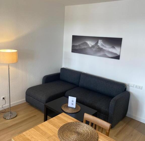 １ベッドルームのデラックスアパートメント, Residenz Am Kurpark   Ferienwohnungen In Zentraler Lage I Privatparkplatz