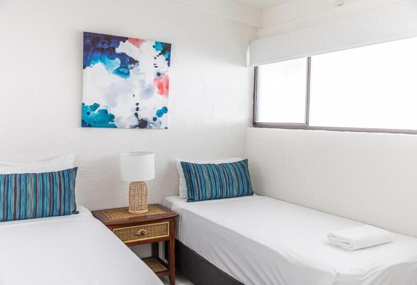 דירת 2 חדרי שינה עם נוף לגינה, Beachfront Terraces With Onsite Reception & Check In