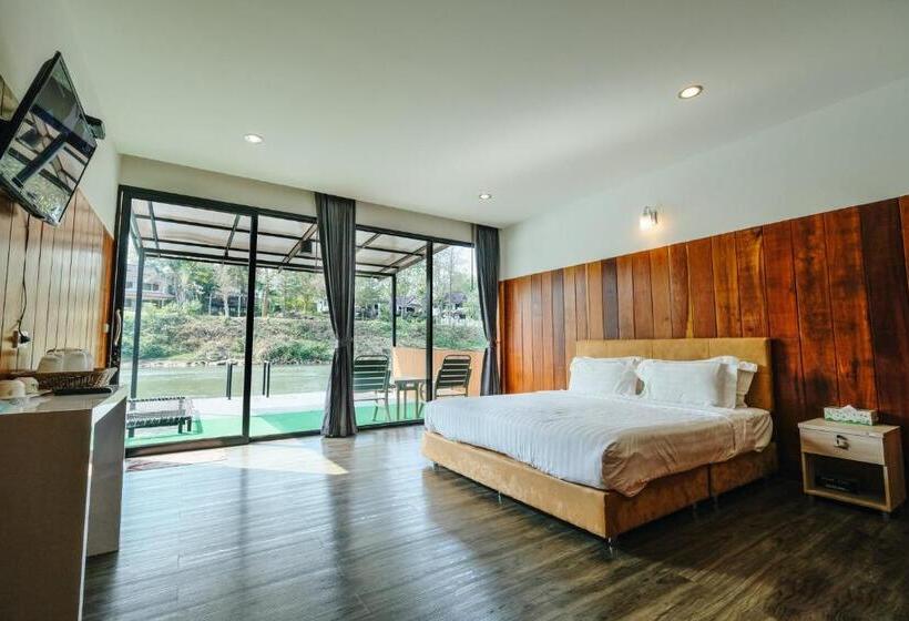 标准间带阳台, Suan Sai Yok Resort