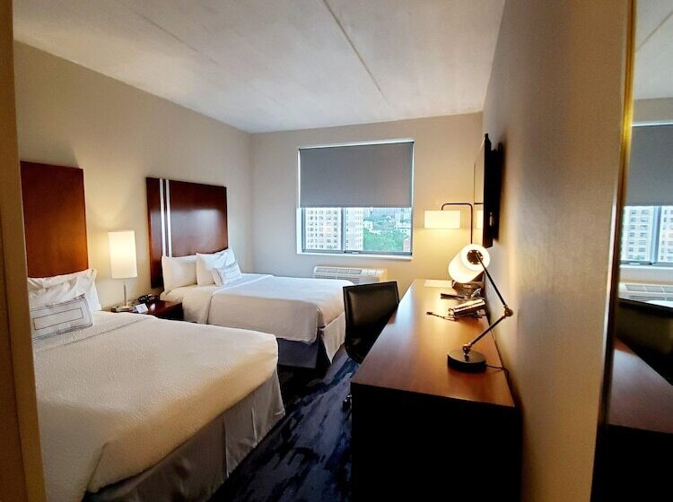 Номер Стандарт 2 Двуспальные Кровати, Fairfield Inn & Suites By Marriott New York Brooklyn