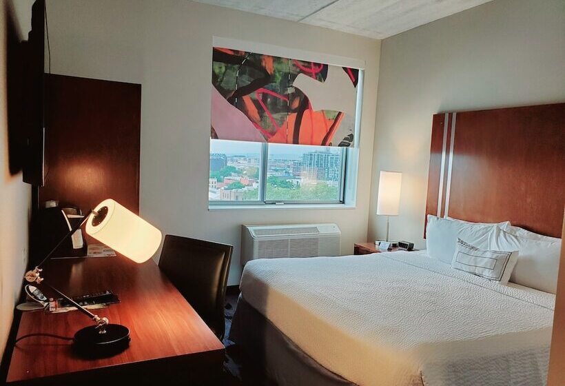 Quarto standart cama de casal, Fairfield Inn & Suites By Marriott New York Brooklyn