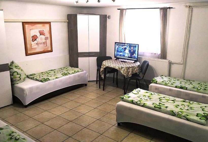 חדר סטנדרטי לארבעה עם חדר אמבטיה משותף, Hostel Maros