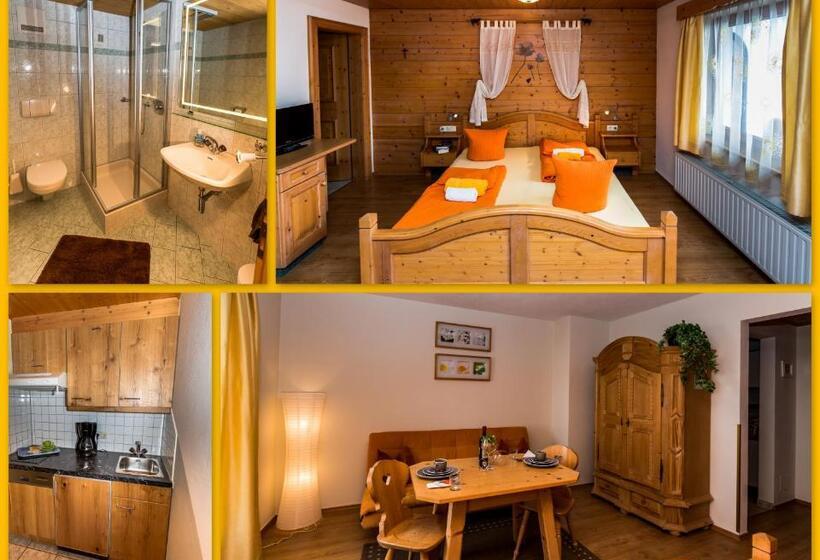 آپارتمان 1 خوابه با بالکن, Haus Alpenblick