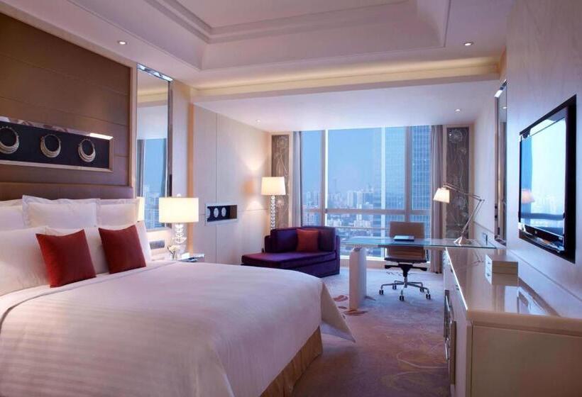 キングサイズベッドのデラックスルーム, Guangzhou Marriott Hotel Tianhe