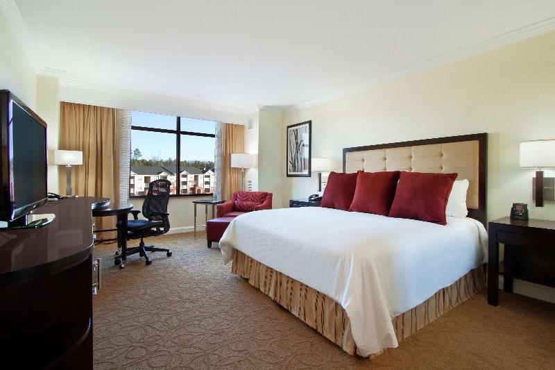 디럭스 룸 킹사이즈 침대, Hilton Richmond Hotel & Spa/short Pump