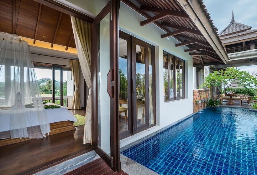 带花园景观和一个卧室的别墅, Royal Muang Samui Villas   Sha Extra Plus