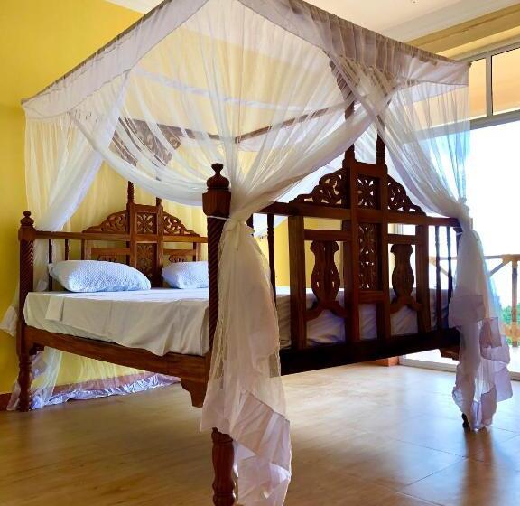 Номер Deluxe Вид на Море с Балконом, Villa Vanilla Kendwa