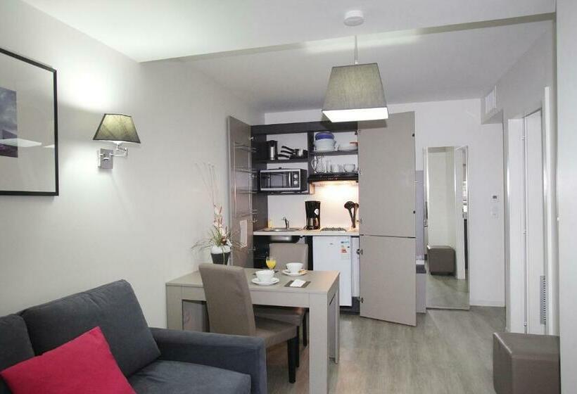 Апартаменты 1 Спальня, Odalys City Strasbourg Green Marsh