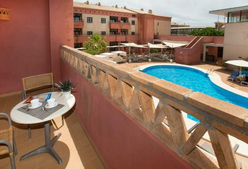 Апартаменты 1 Спальня Вид на Бассейн, Leo Punta Umbría - Adults Only
