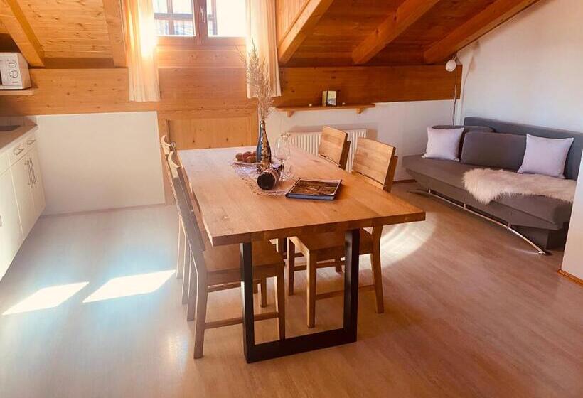 Апартаменты 1 Спальня Вид на Сад, Engadiner Apartments & Wines