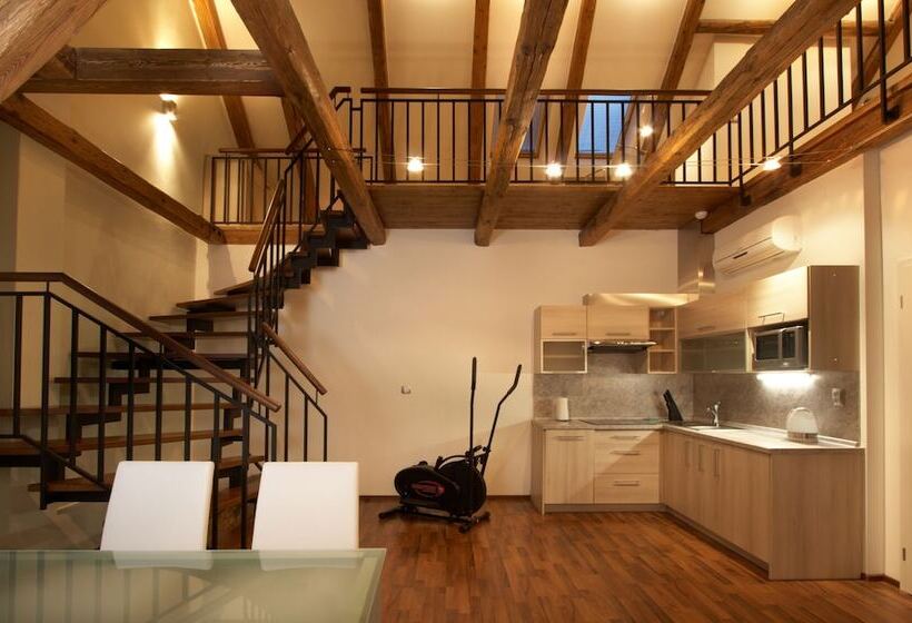 ２ベッドルームアパートメント, Residence U černé Věže české Budějovice