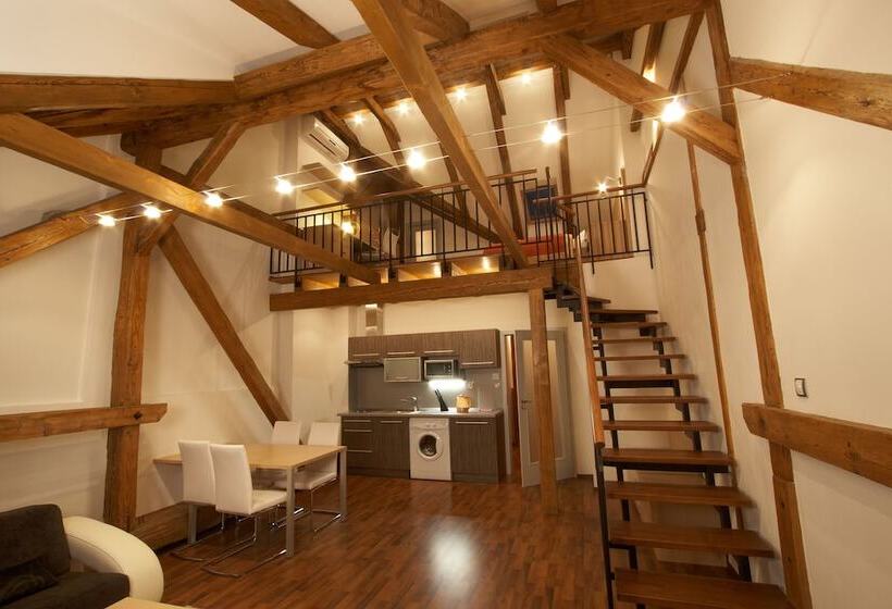 ２ベッドルームアパートメント, Residence U černé Věže české Budějovice