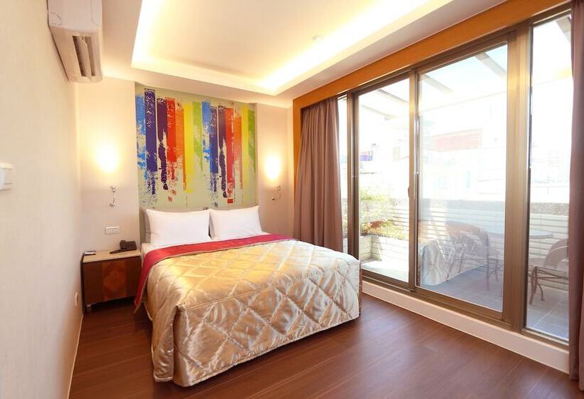 اتاق لوکس با بالکن, Yuhao Hotel   Hsinchu Branch