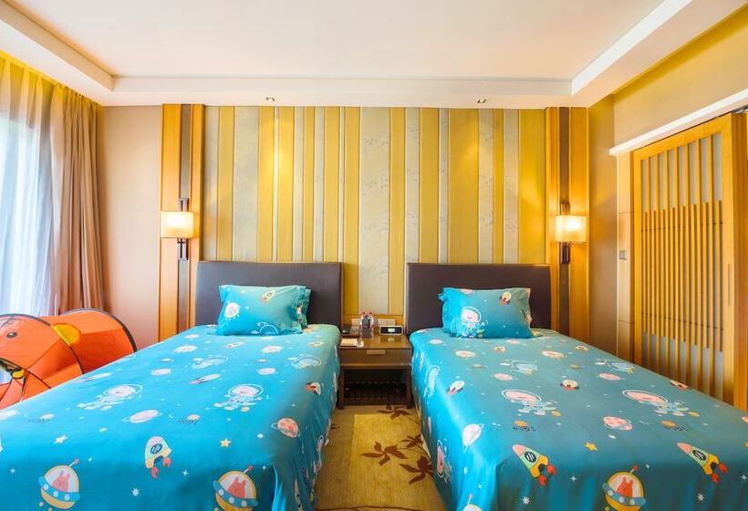 Номер Стандарт 2 Двуспальные Кровати, Sheraton Grand Hangzhou Wetland Park Resort