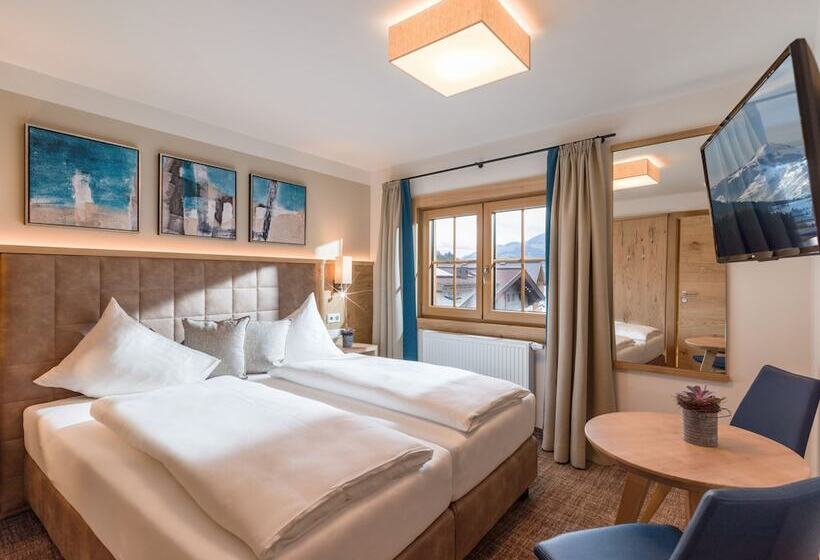 标准单人间, Alpen Glück Hotel Unterm Rain Garni