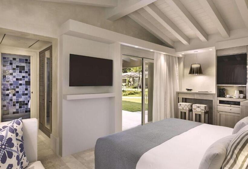 اتاق دلوکس با تخت کینگ و چشم‌انداز, 7pines Resort Sardinia   A Destination By Hyatt
