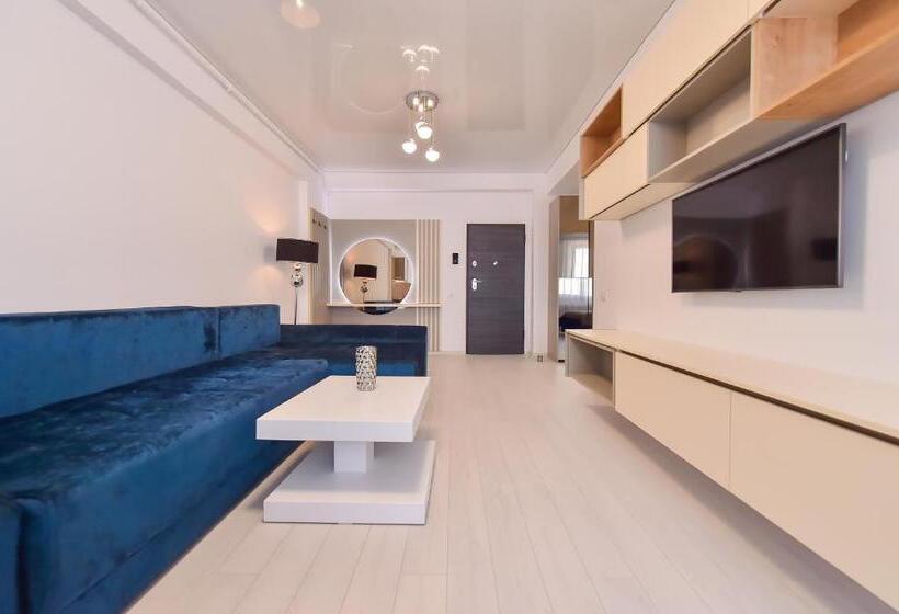 آپارتمان 1 خوابه با چشمانداز جانبی دریا, Building Stefan Resort I