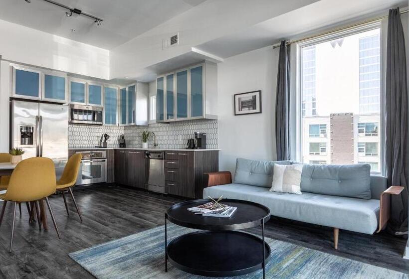 تختخواب در اتاق مشترک, Locale Lofts The Gulch   Nashville