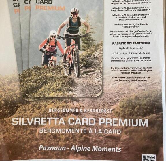 バルコニー付２ベッドルームアパートメント, Garni Apart Wallamotta Silvretta Card Premium Betrieb