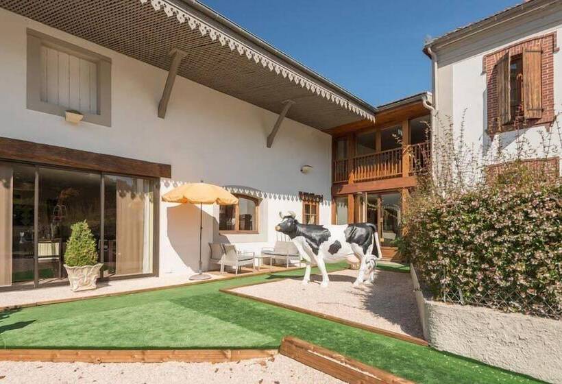 Номер Дюплекс, Logis Hôtel Les 3b