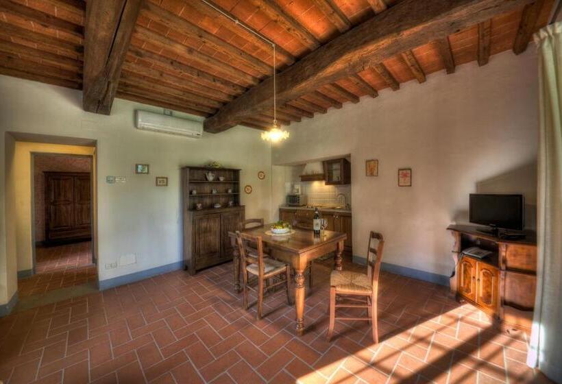 带1个卧室带花园景观的公寓, Agriturismo Relais Campiglioni