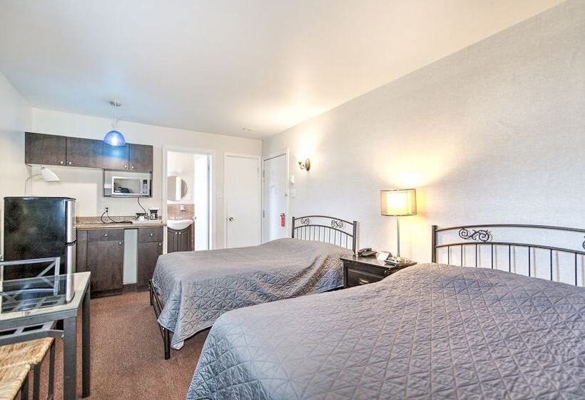 Номер Стандарт 2 Двуспальные Кровати, Motel Grande Ile