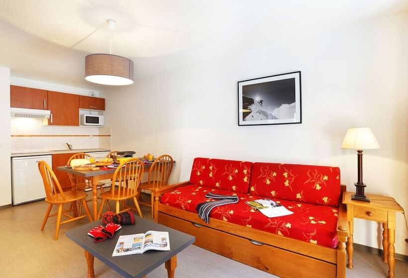 Апартаменты 1 Спальня, Residence Nemea Les Grands Ax