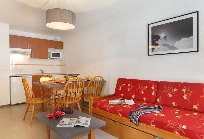 Апартаменты 2 Спальни, Residence Nemea Les Grands Ax