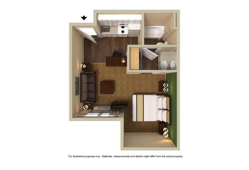 Студия Deluxe, Extended Stay America Suites  Boston  Westborough  Computer Dr