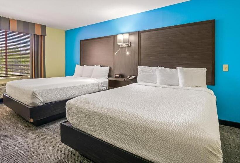 Номер Стандарт Кровать Квин Адаптированный для Инвалидов, Magnuson Hotel Wildwood Inn Crawfordville