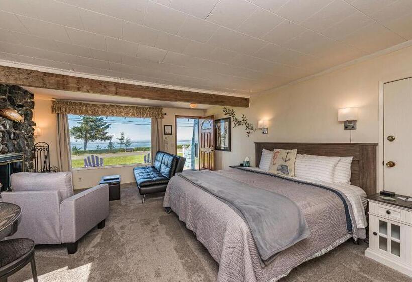 스위트 킹사이즈 침대, Juan De Fuca Cottages