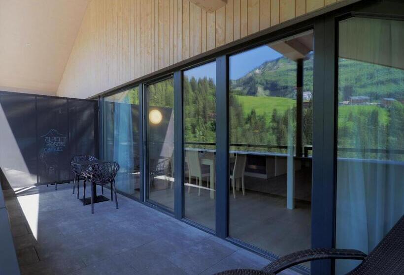 Апартаменты 2 Спальни, Aparthotel Alpinresort Damüls