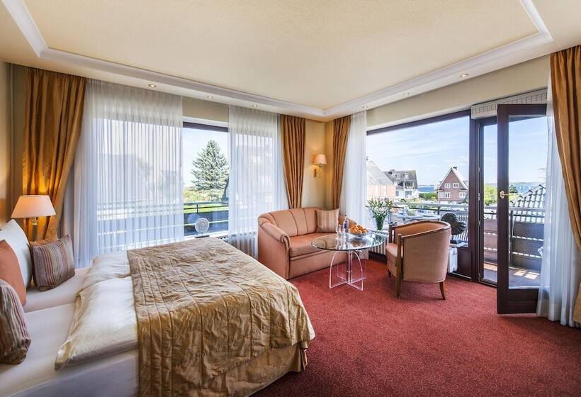 小型套房带海景, Büngers Apartment Hotel Mit Sommerstrandkorb & Gartensauna