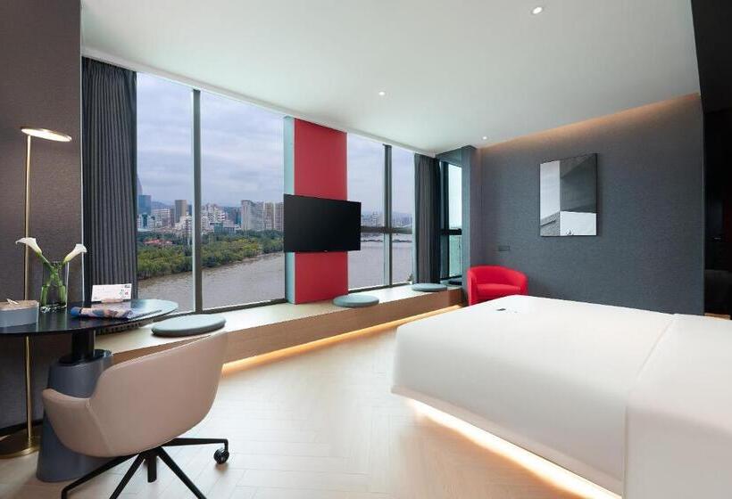 اتاق لوکس با تخت بزرگ, Atour S Hotel Lanzhou Convertion Exhibition Center