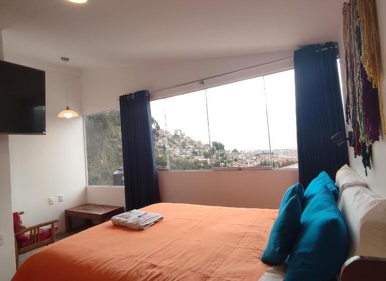 اتاق استاندارد با چشم‌انداز کوهستان, Casa Sapantiana Con Vista Al Bosque, Cerca A Sacsayhuaman