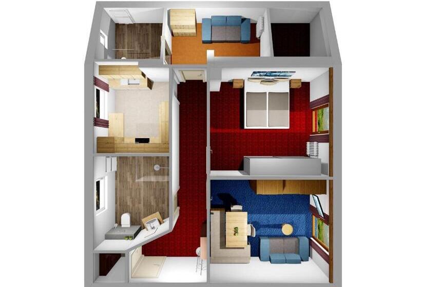Апартаменты 1 Спальня с Видом, Haus Tirol Appartements