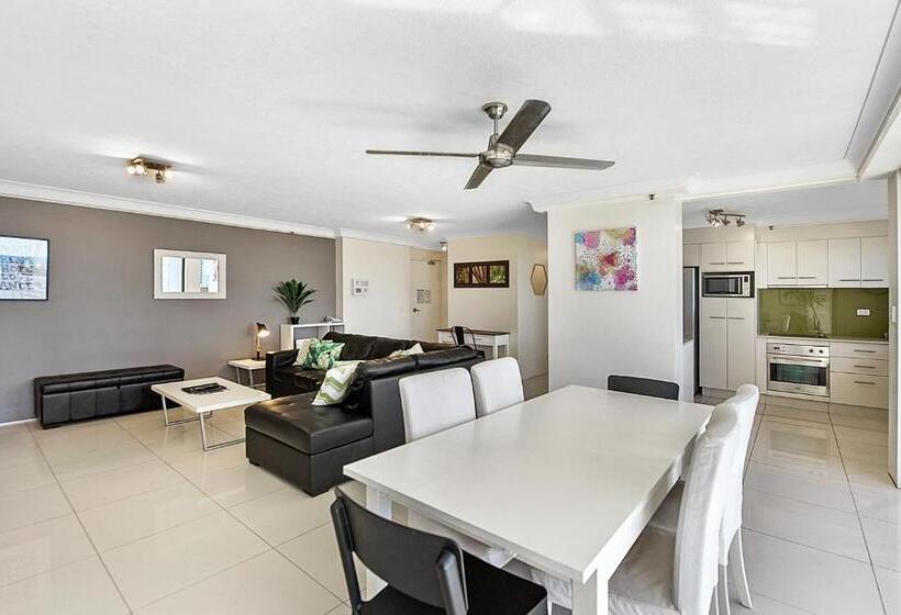 آپارتمان 2 خوابه با چشم‌انداز دریا, Surfers Century Oceanside Apartments