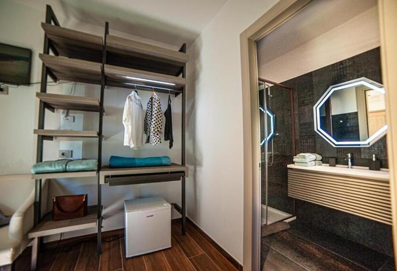 اتاق استاندارد با تخت بزرگ, Terre Etrusche Guest House Terme  3 Minuti Da Viterbo Centro