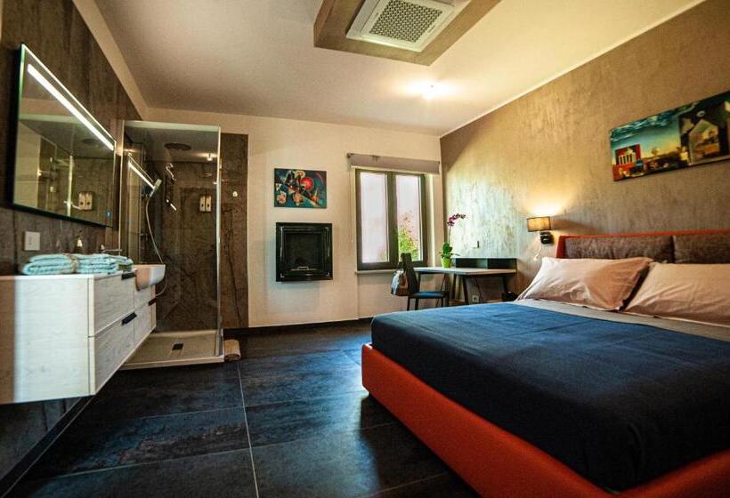 اتاق سوپریور با تخت بزرگ, Terre Etrusche Guest House Terme  3 Minuti Da Viterbo Centro
