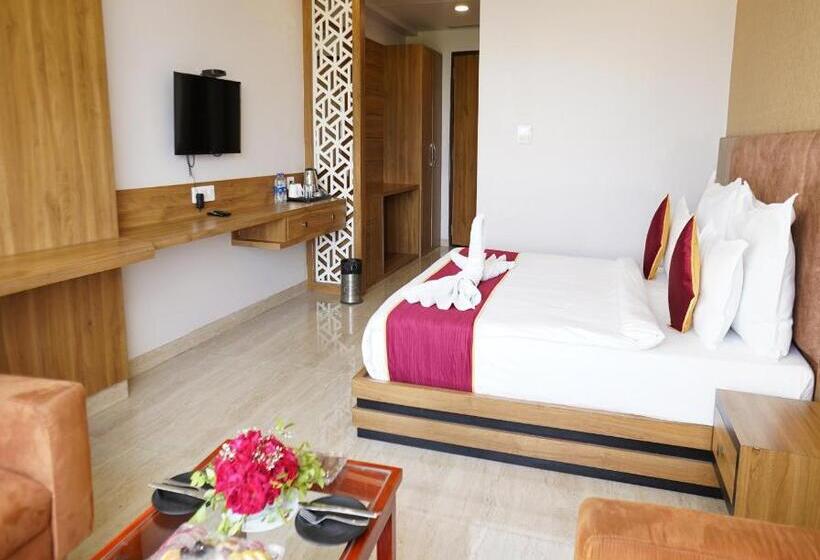 带大床的高级房间, Bamboo Saa Mulberry Resort Pushkar