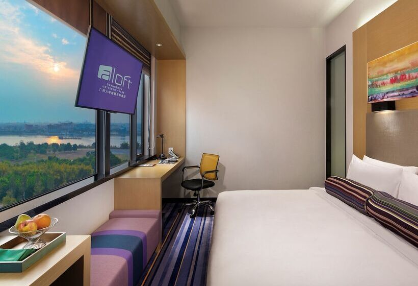标准间带双人床, Aloft Guangzhou University Park