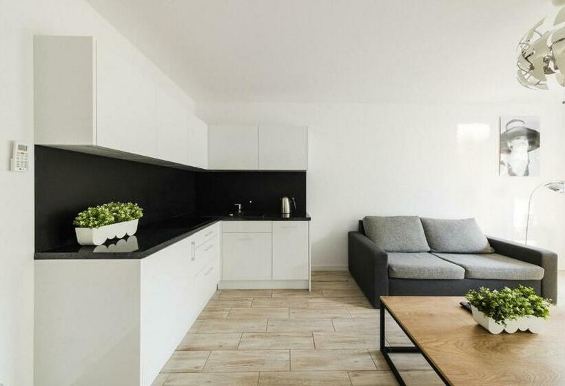 Апартаменты Superior 1 Спальня, Apartamenty Bałtyckie   Grand Baltic   Wifi, Klimatyzacja, Sala Zabaw, Taras Wypoczynkowy, Centrum U