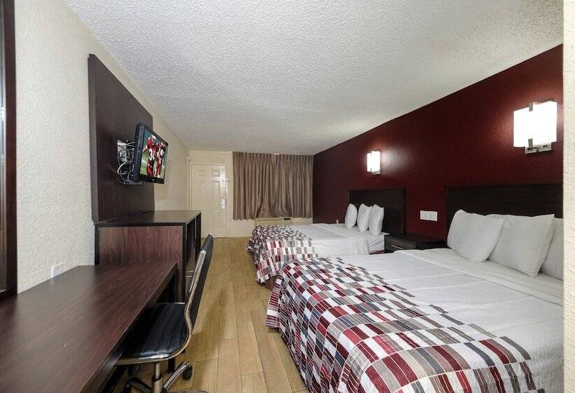 Номер Стандарт 2 Двуспальные Кровати, Red Roof Inn New Orleans  Westbank