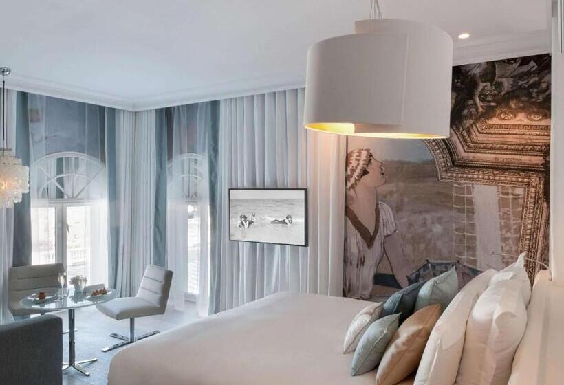 Номер Deluxe Кровать Кинг, Cures Marines Hotel & Spa Trouville   Mgallery Collection