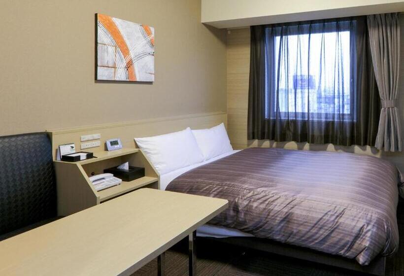 베이직 룸 더블 침대, Route Inn Hamamatsu Dealer Dori